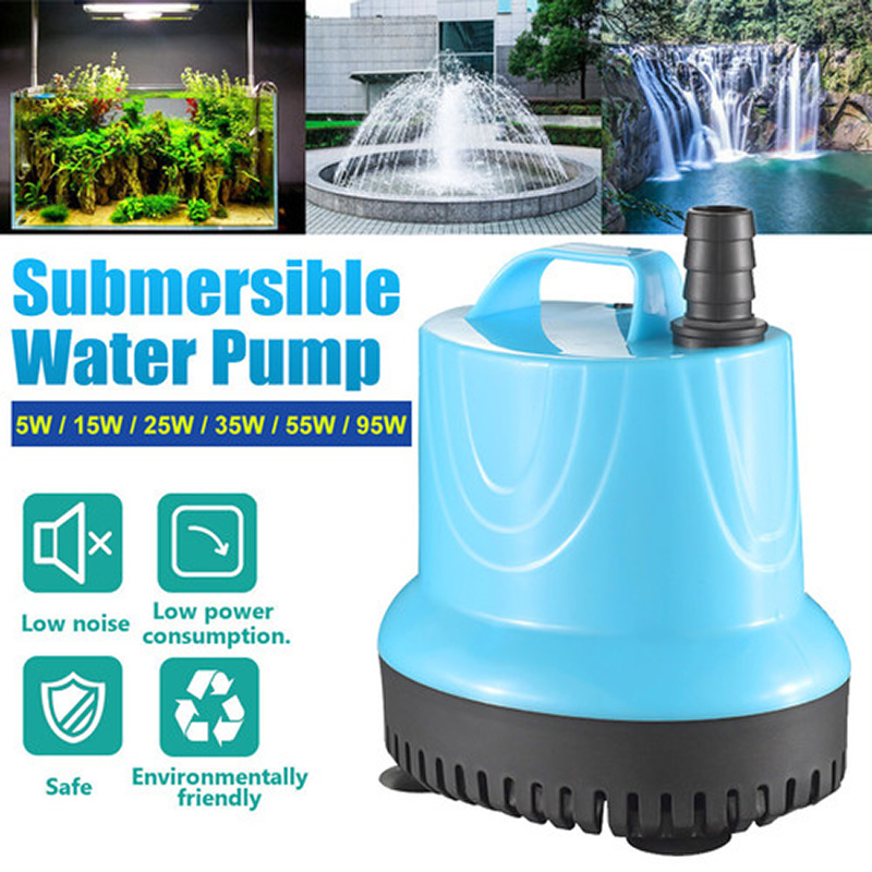 Aquarium Marine Filter - 10/18/25/45/60/85/105W Submersible Water Pump Aquarium Circulating