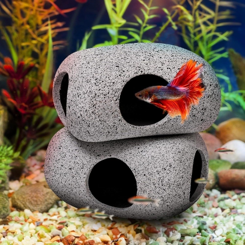 Purple Clay Aquarium Hideaway  - Aquarium Marine Sand ulasan dan harga