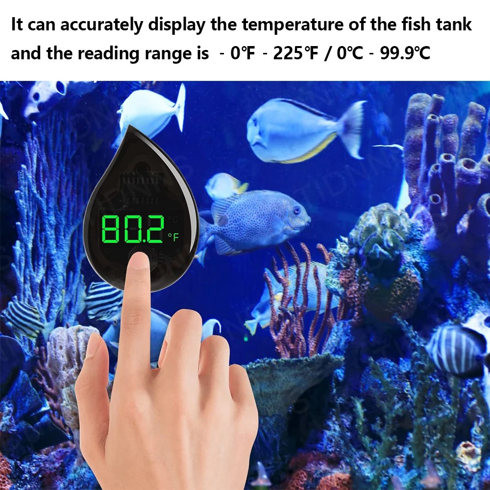 Aquarium Self-Adhesive Thermom - Marine Aquarium Mini ulasan dan harga