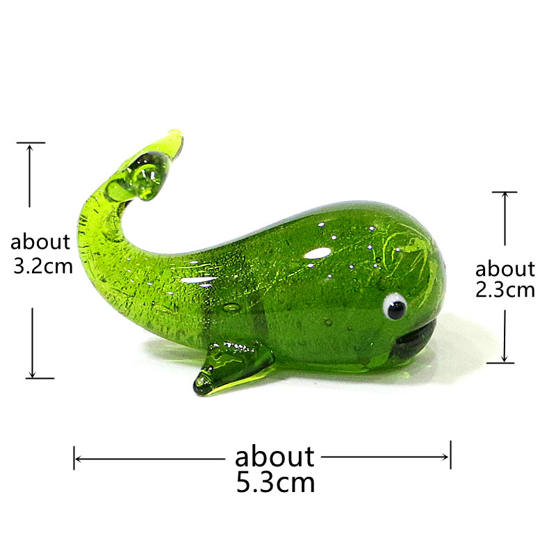 Murano Glass Whale Miniature F - Marine Aquarium Live ulasan dan harga