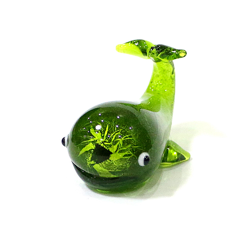 Murano Glass Whale Miniature F - Marine Aquarium Live ulasan dan harga