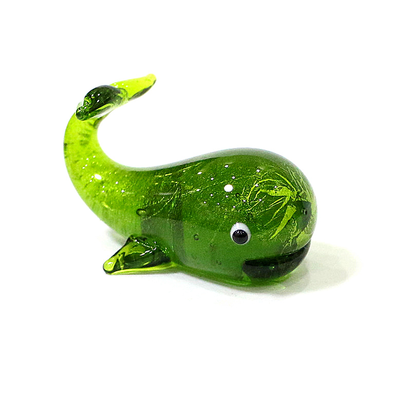 Murano Glass Whale Miniature F - Marine Aquarium Live ulasan dan harga