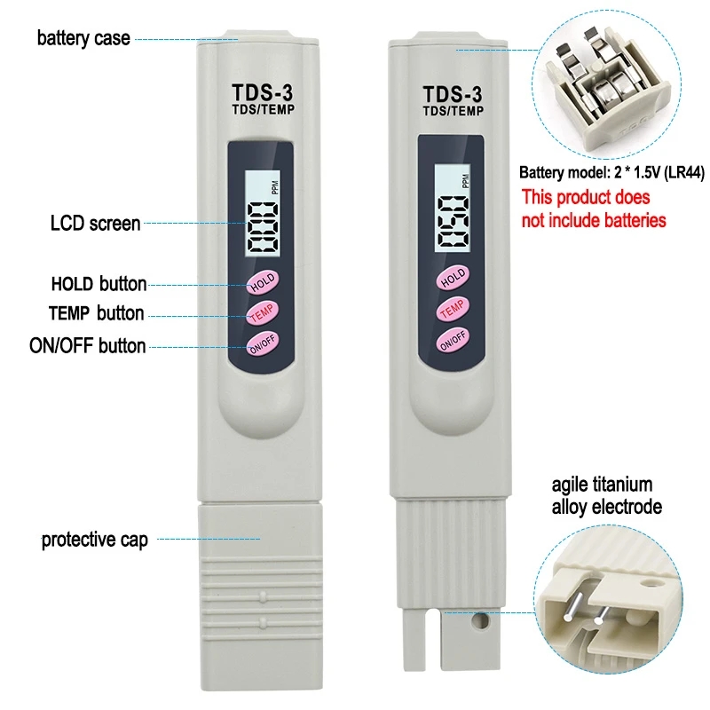 1/3 Pcs Portable LCD Digital T - Aquarium Marine Filter ulasan dan harga