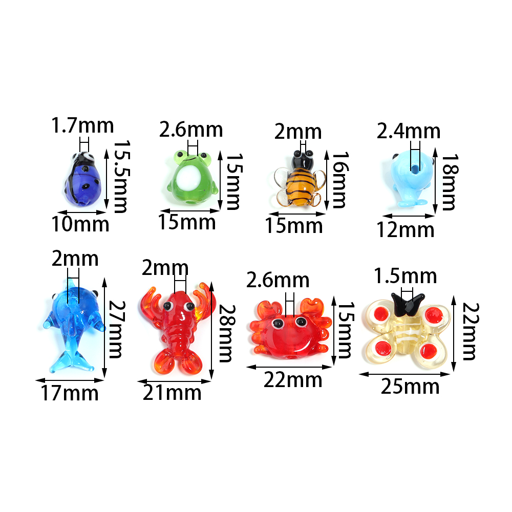 2Pcs Glass Pendant Marine Anim - Marine Aquarium Mini ulasan dan harga