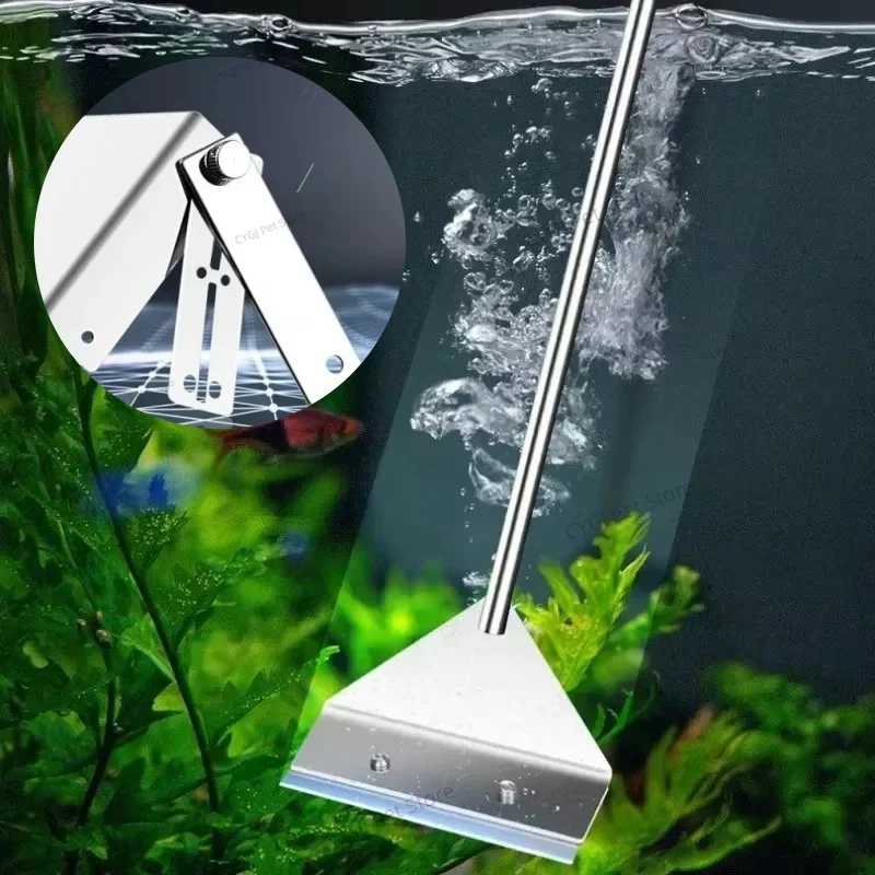 Fish Tank Cleaning Tool Flat S - Aquarium Marine Sand ulasan dan harga