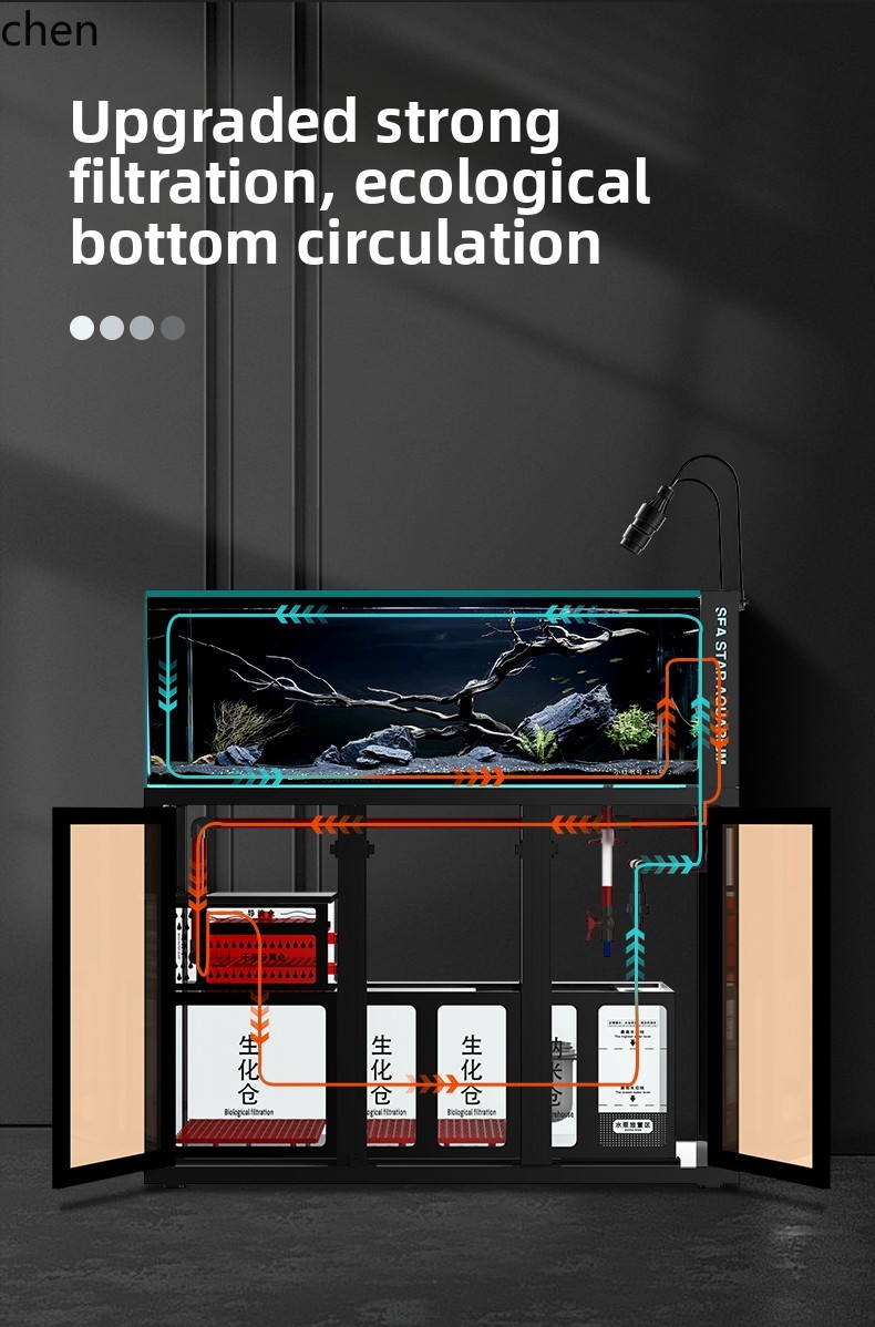 ZML Fish Tank Aquarium Bottom  - Marine Aquarium Live ulasan dan harga