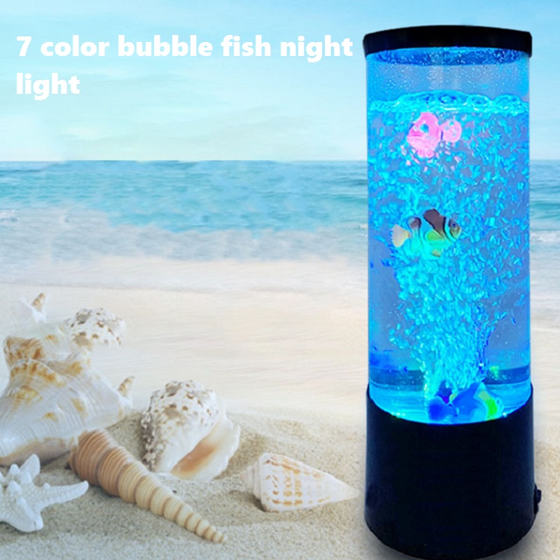 LED Fish Lamp Ambient Night Li - Marine Aquarium Live ulasan dan harga