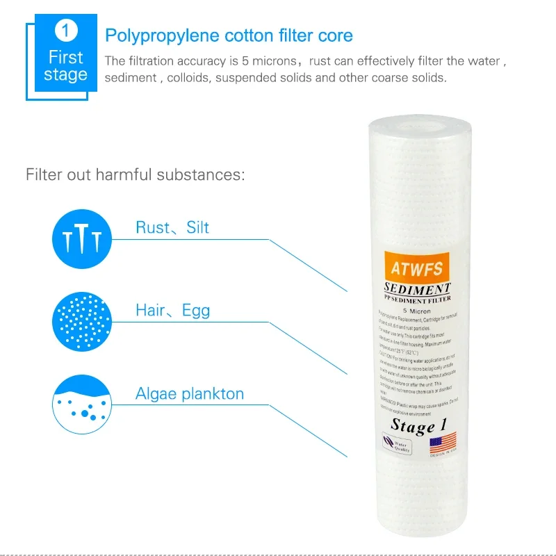 Water Purifier Filter 5 Micron - Aquarium Marine Filter ulasan dan harga