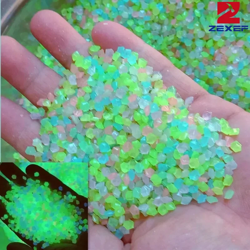 1000pcs 3-5mm Luminous Sand Gl - Aquarium Marine Sand ulasan dan harga