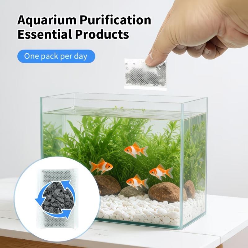 10/20/40Pcs Fish Tank Activate - Aquarium Marine Filter ulasan dan harga