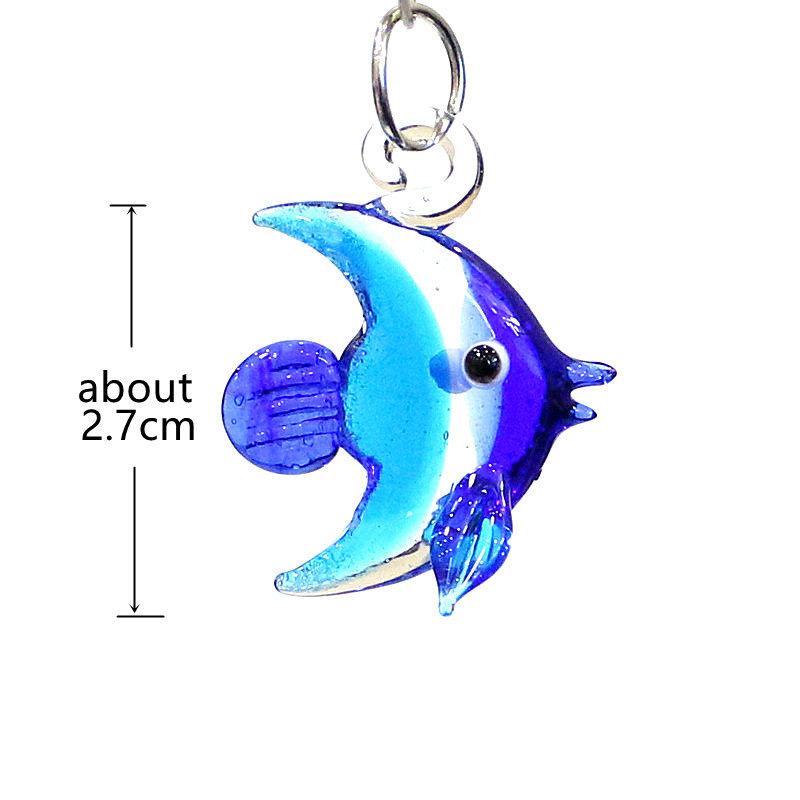 2pcs Mini Fish Glass Pendant C - Marine Aquarium Mini ulasan dan harga