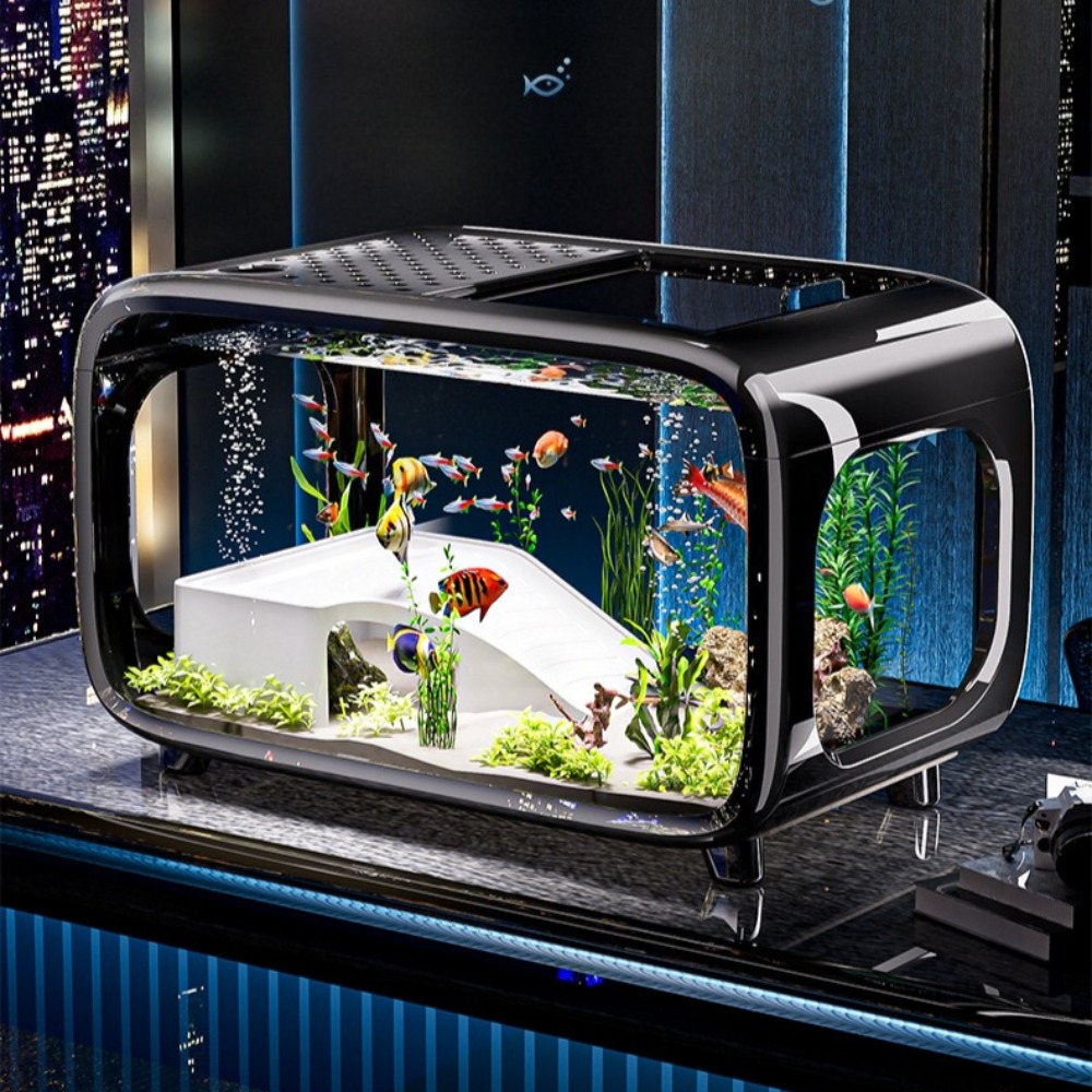 Transparent Luxury Fish Tank D - Marine Aquarium Live ulasan dan harga