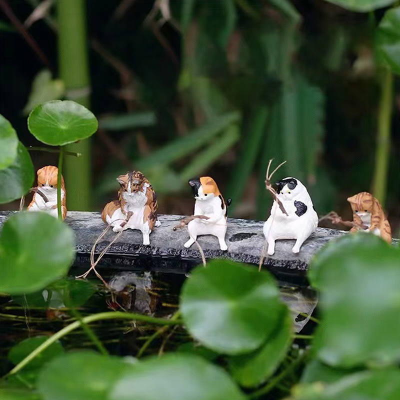 New Fish Tank Fishing Cat Hang - Marine Aquarium Mini ulasan dan harga